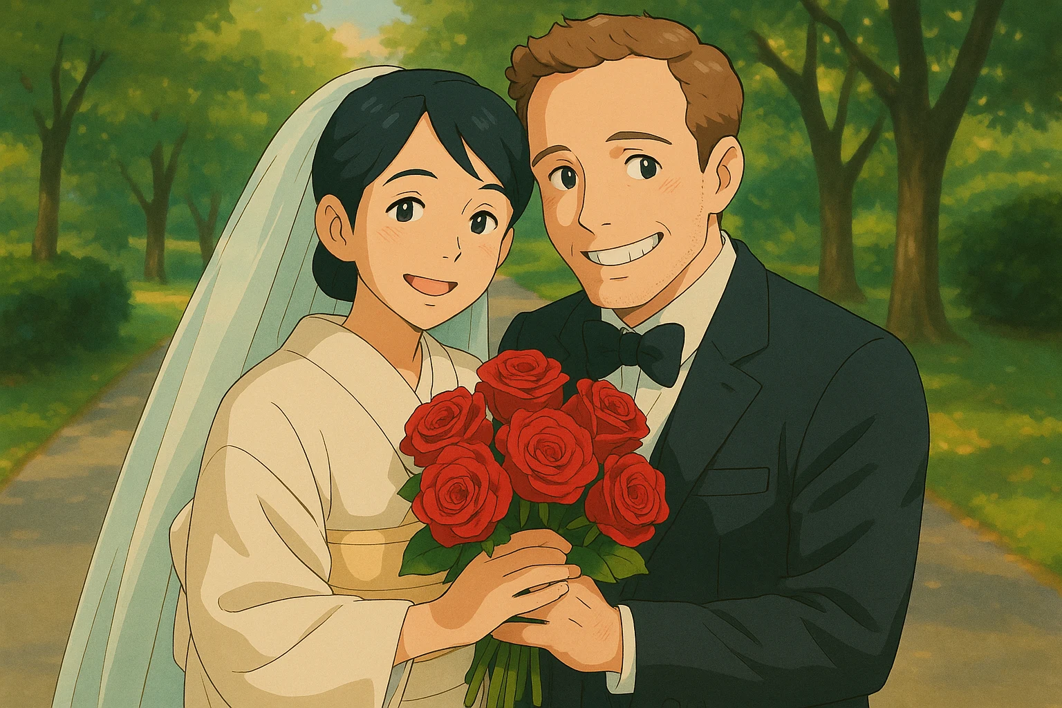 画像変換例3 ジブリスタイル